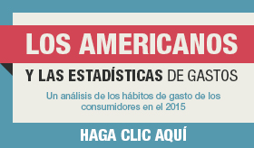 Los Americanos y las estadísticas de gastos banner de infografía