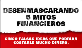 Desenmascarando 5 mitos financieros banner de infografía