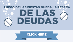 Luego de las fiestas queda la resaca de las deudas banner de infografía