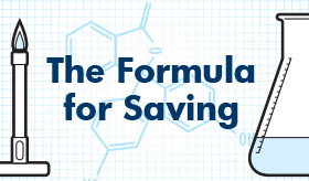 Formula for Saving infographic banner