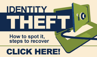 Identity Theft infographic banner