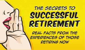 Secrets to a Successful Retirement infographic banner