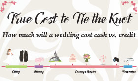 True Cost to Tie the Knot infographic banner