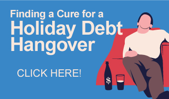 Finding a Cure for a Holiday Debt Hangover infographic banner