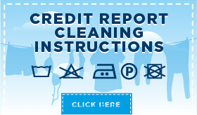 Credit Report Cleaning Instructions